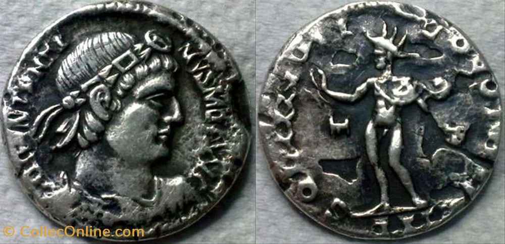 silique Constantin Ier Faux moderne monnaies antiquite av jc ap romaines republicaines imperiales silique constantin ier faux moderne