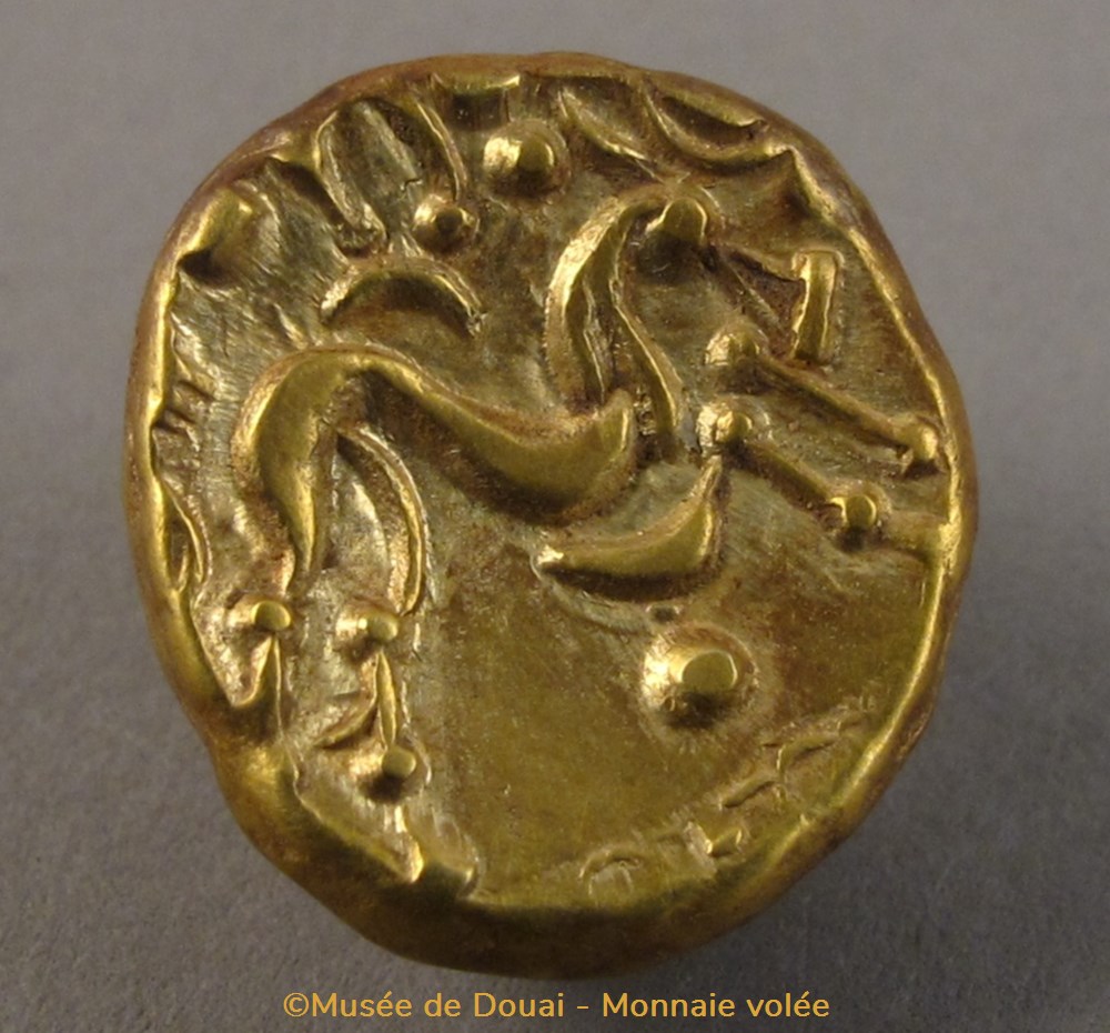 Dépôt Sin-Le-Noble - Statère - Monnaie volée monnaies antiquite av jc ap gauloises depot sin le noble statere monnaie volee