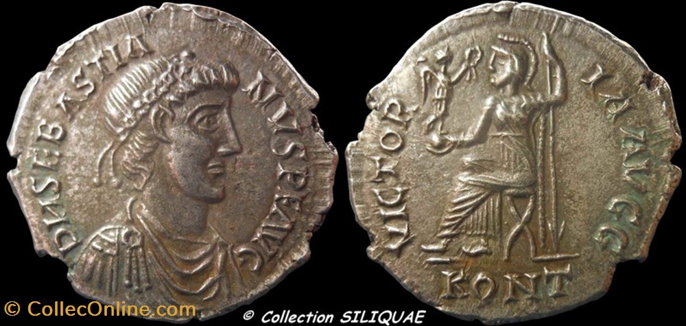 Silique Sébastien FAUX MODERNE coin ancient c to roman republicain imperial silique sebastien faux moderne