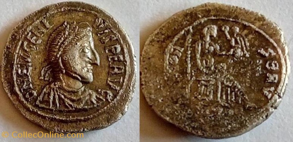 silique Eugène FAUX MODERNE coin ancient b c to roman republicain imperial silique eugene faux moderne