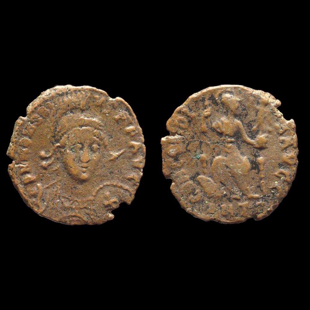 HONORIUS Ae3 monnaie antique romaine honorius ae3