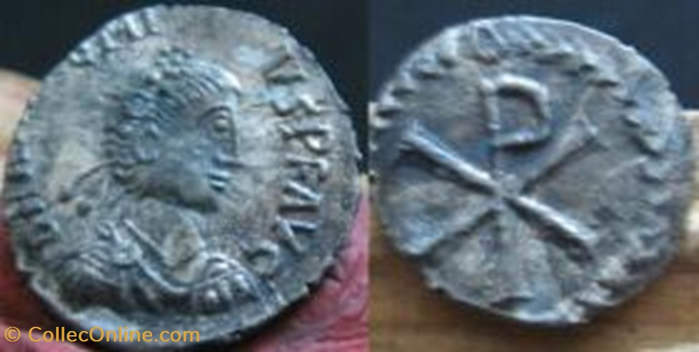 silique Anthème FAUX MODERNE coin ancient b c to roman republicain imperial silique antheme faux moderne