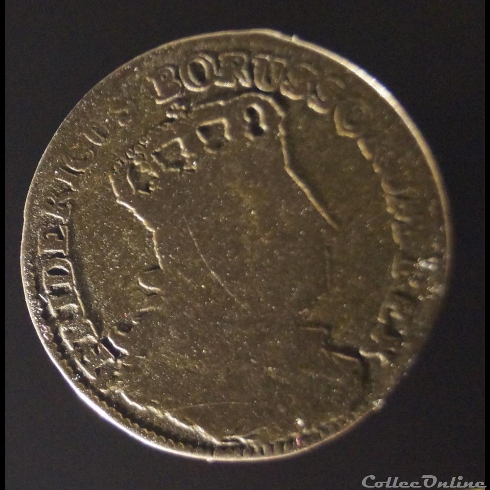monnaie saint empire romain germanique royaume de prusse german states prussia 6 groscher