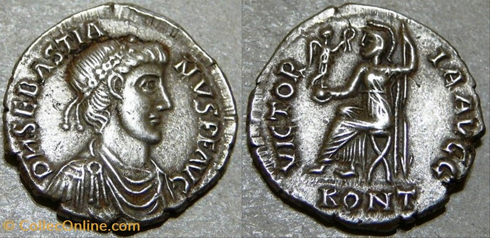 Silique Sébastien FAUX MODERNE coin ancient c to roman republicain imperial silique sebastien faux moderne