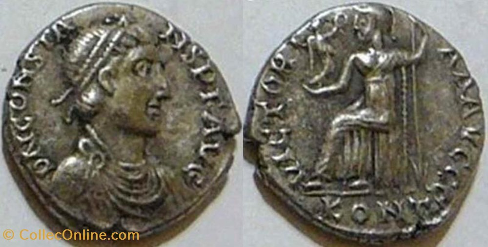 silique Constans II FAUX MODERNE coin ancient b to roman republicain imperial silique constans ii faux moderne
