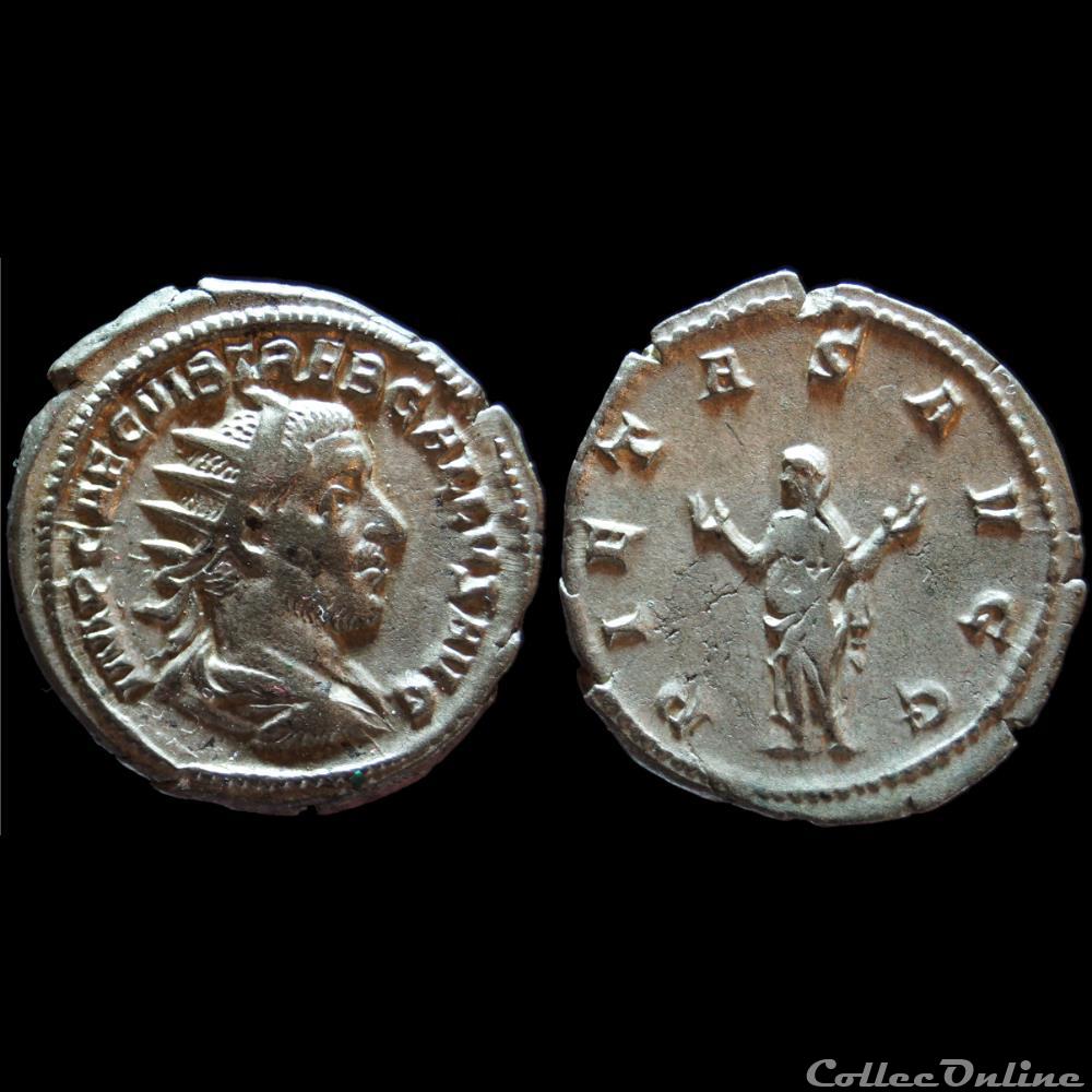 TRÉBONIEN GALLE Antoninien monnaie antique romaine trebonien galle antoninien
