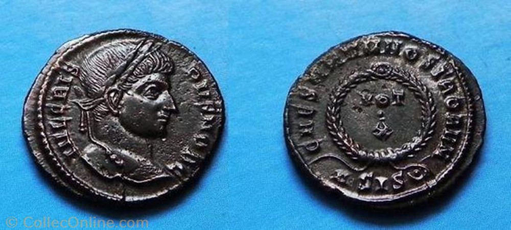 Ae3 Crispus monnaie antique av jc ap romaine ae3 crispus