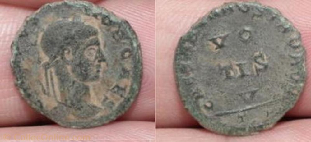 monnaie antique av jc ap romaine ae3 crispus