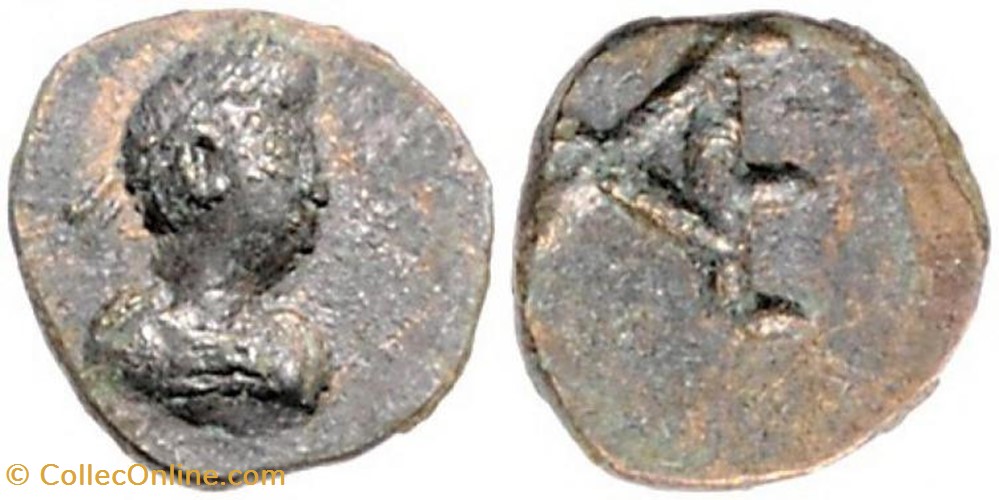 Ae4 Anthème Faux moderne coin ancient b c to roman republicain imperial ae4 antheme faux moderne
