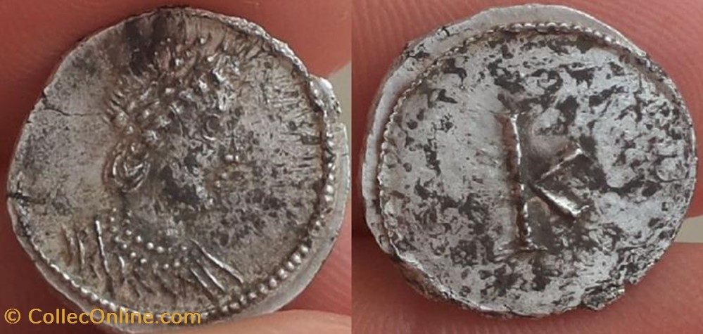 Hélène, tiers de silique Faux moderne coin ancient b c to roman republicain imperial helene tiers de silique faux moderne