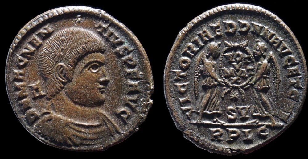 MAGNENCE Maiorina monnaies antiques romaines imperiales et republicaines magnence maiorina