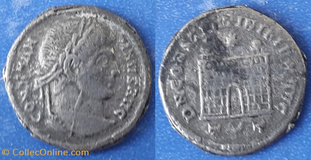 coin ancient b to roman republicain imperial ae3 constantin ier