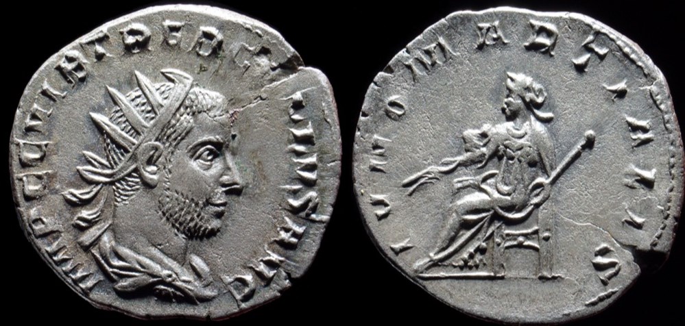 TRÉBONIEN GALLE Antoninien monnaies antiques romaines imperiales et republicaines trebonien galle antoninien