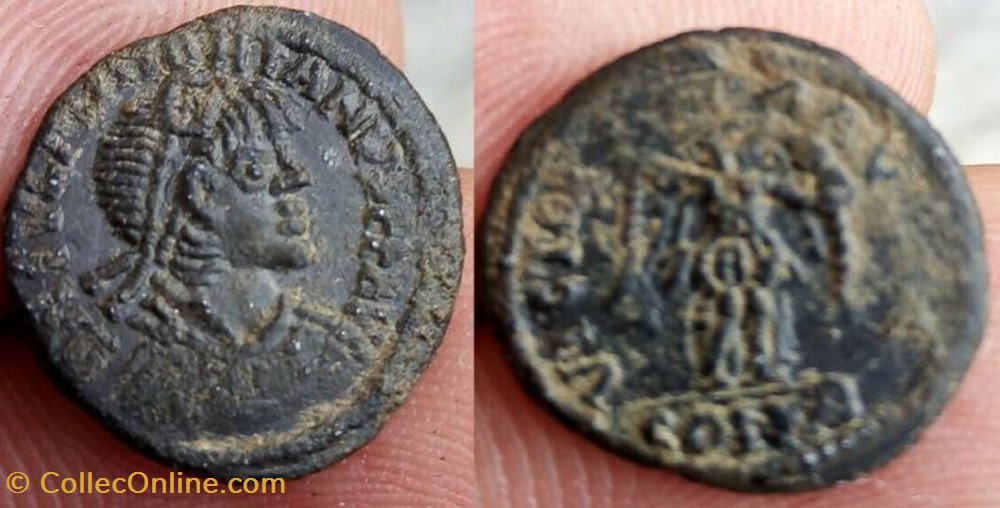 Ae4 Majorien FAUX MODERNE coin ancient b c to roman republicain imperial ae4 majorien faux moderne