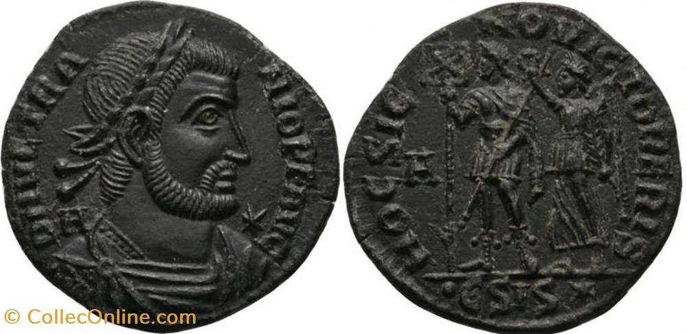 Ae2 Vetranio Faux moderne coin ancient b c to roman republicain imperial ae2 vetranio faux moderne
