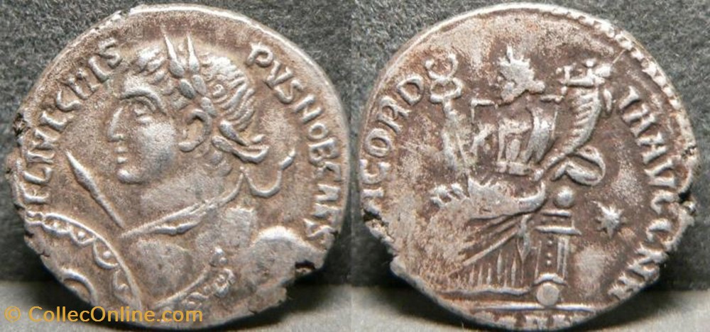 Argenteus Crispus FAUX MODERNE coin ancient b to roman republicain imperial argenteus crispus faux moderne