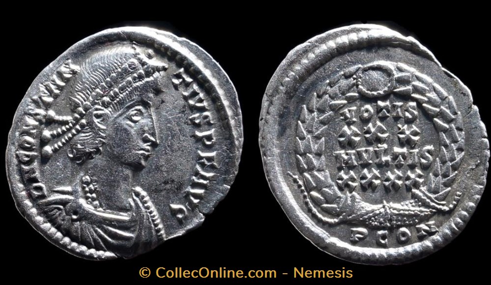 CONSTANCE II Silique monnaie antique av jc ap romaine republicaine imperiale constance ii silique