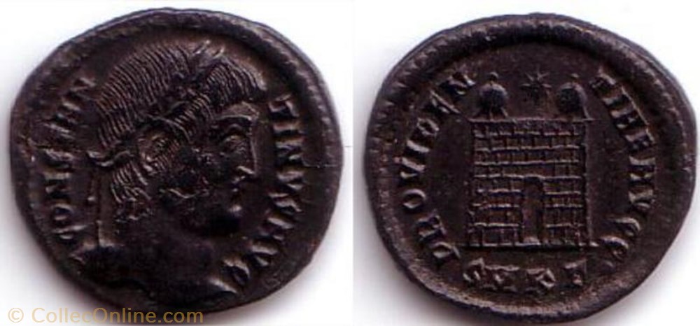 Ae3 Constantin Ier monnaie antique av jc ap romaine ae3 constantin ier