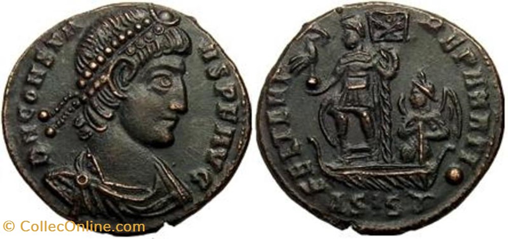 Ae3 Centenionalis Constans FAUX MODERNE coin ancient b to roman republicain imperial ae3 centenionalis constans faux moderne