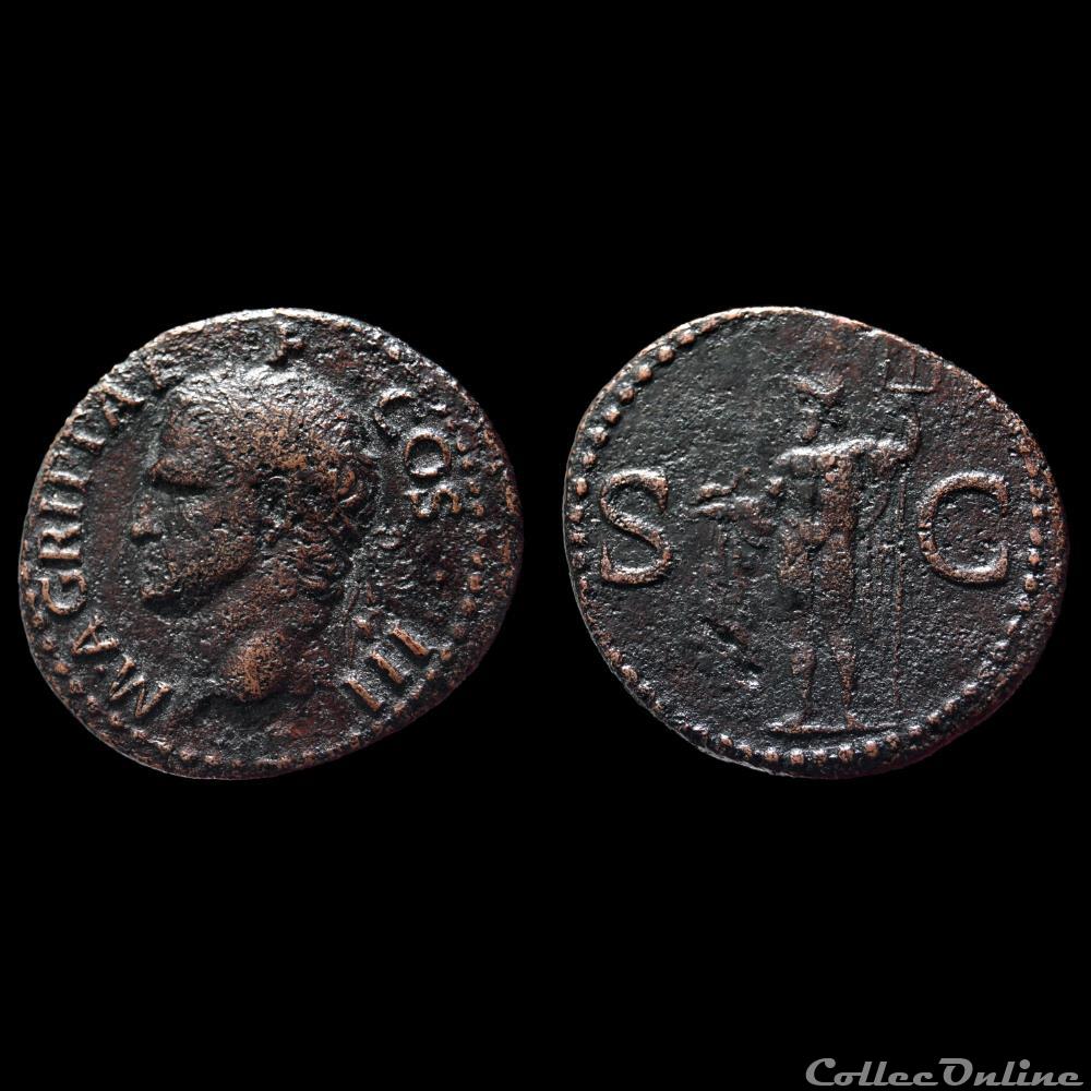 AGRIPPA As monnaie antique romaine agrippa as