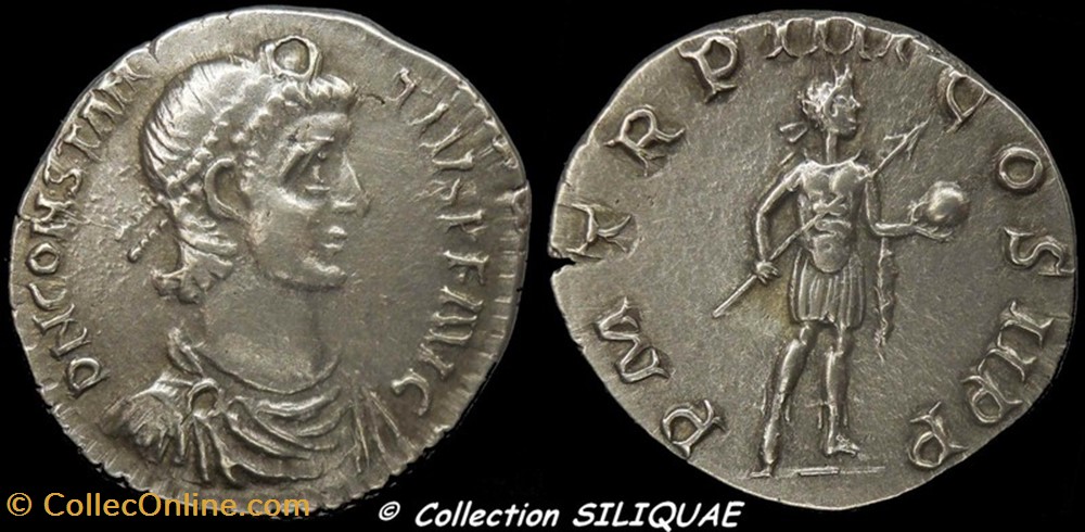 « Silique » Constance II FAUX MODERNE coin ancient b to roman republicain imperial silique constance ii faux moderne