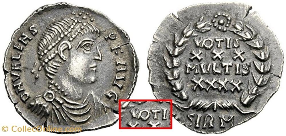 silique Valens faux moderne coin ancient b c to roman republicain imperial silique valens faux moderne
