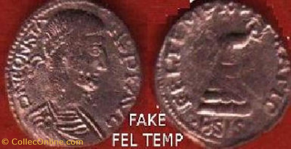 coin ancient b to roman republicain imperial ae4 constans faux moderne