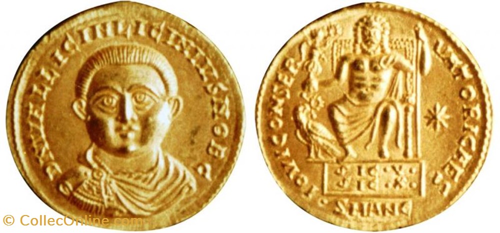 Aureus Licinius II Faux moderne coin ancient b to roman republicain imperial aureus licinius ii faux moderne