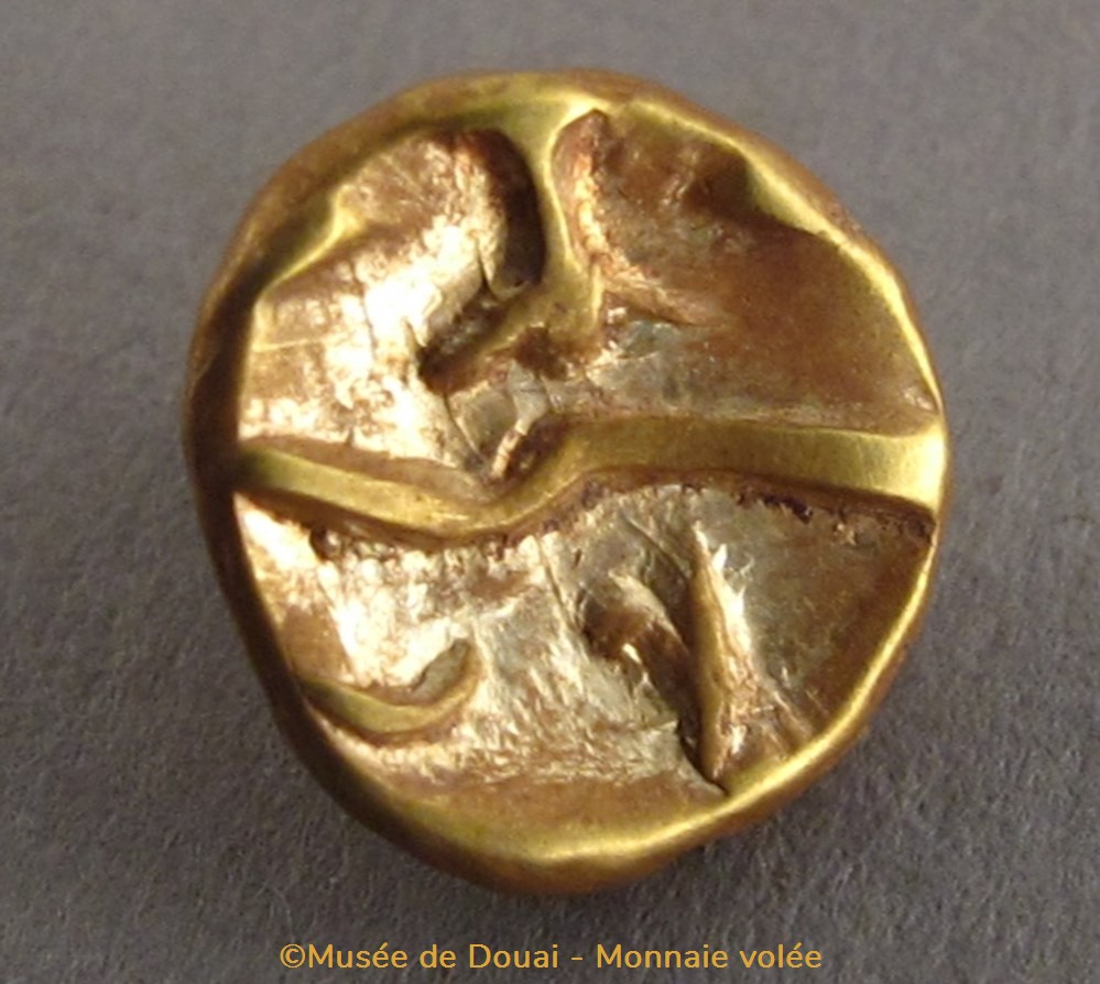 Dépôt Sin-Le-Noble - Statère - Monnaie volée monnaies antiquite av jc ap gauloises depot sin le noble statere monnaie volee