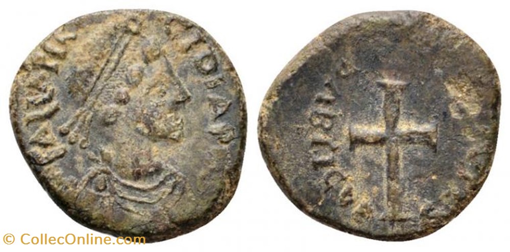 Ae4 Placidie Faux moderne coin ancient b to roman republicain imperial ae4 placidie faux moderne