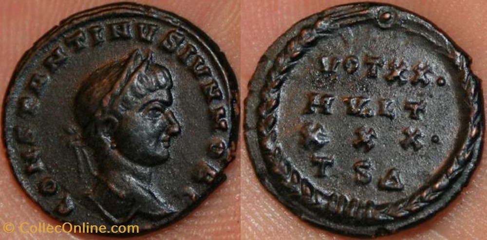 Ae3 Constantin II FAUX MODERNE coin ancient b to roman republicain imperial ae3 constantin ii faux moderne