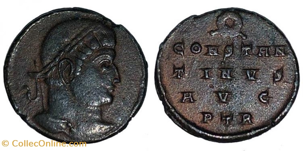 coin ancient b to roman republicain imperial ae3 constantin ier