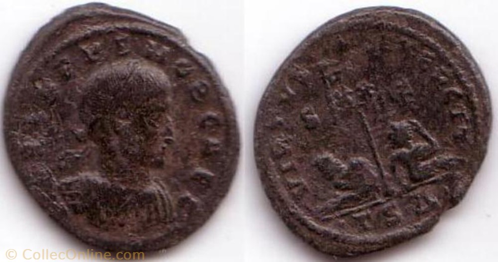 Ae3 Crispus monnaie antique av jc ap romaine ae3 crispus