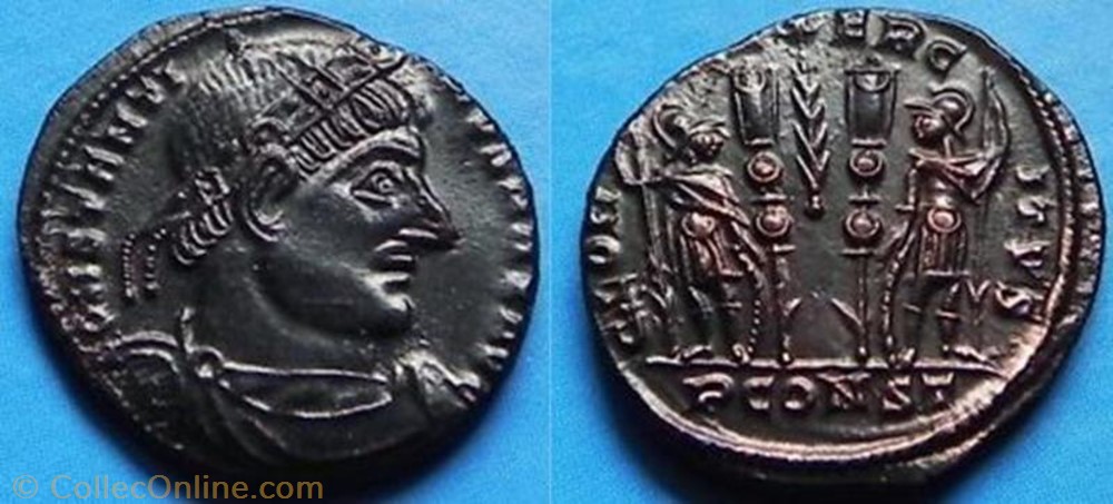 coin ancient b to roman ae3 constantin ier