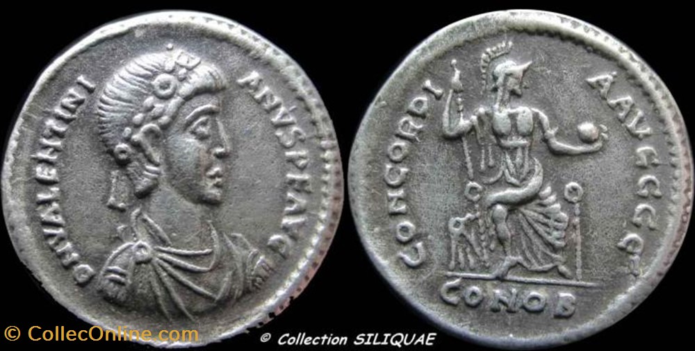« Silique » Valentinien II Faux moderne coin ancient b c to roman republicain imperial silique valentinien ii faux moderne
