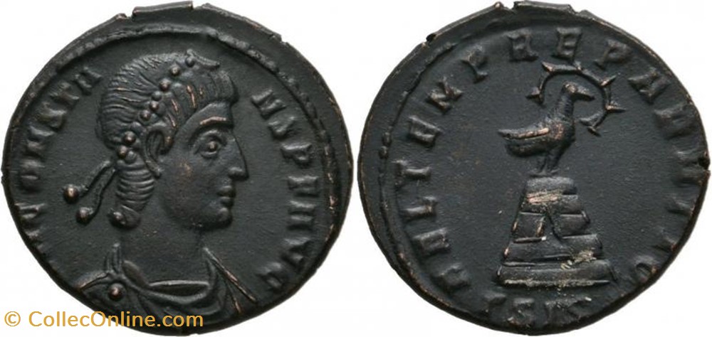 Ae3 Constans Faux moderne coin ancient b to roman republicain imperial ae3 constans faux moderne
