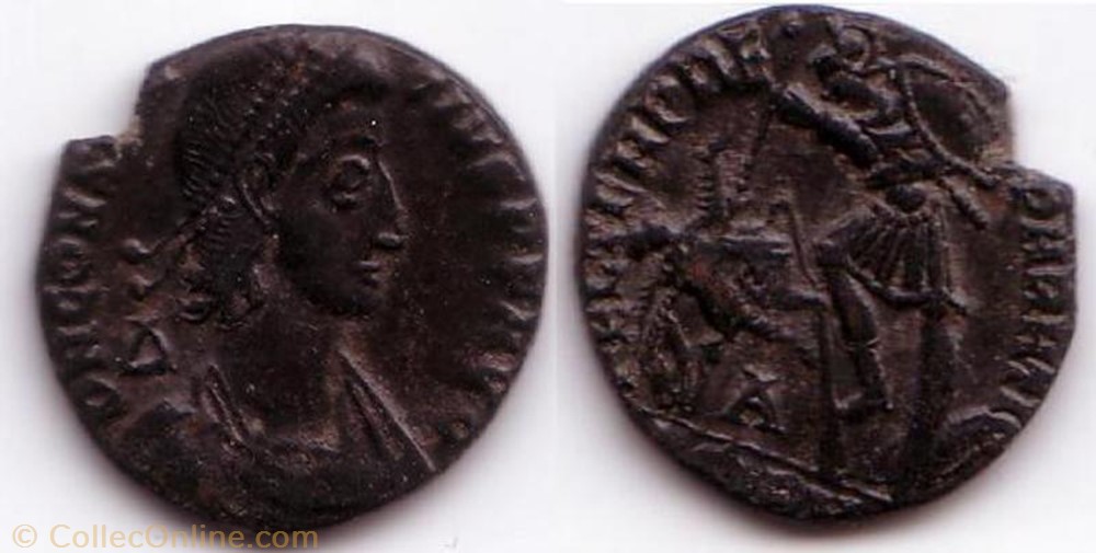 Ae2 Constance II monnaie antique av jc ap romaine ae2 constance ii