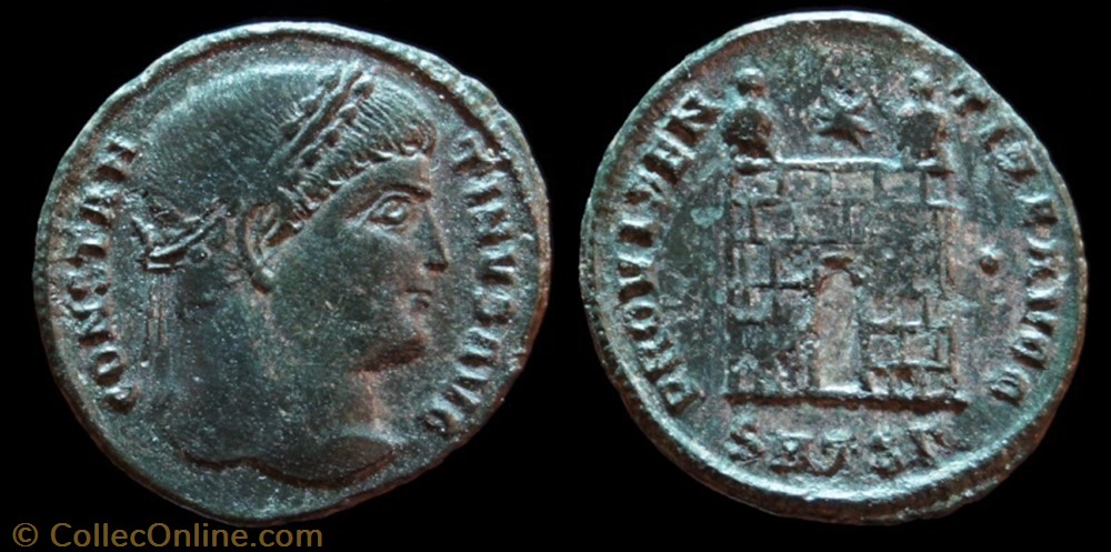 Ae3 Constantin Ier monnaie antique av jc ap romaine ae3 constantin ier