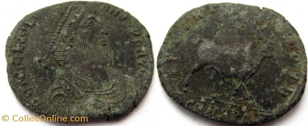 Double Maiorina Julien II FAUX MODERNE coin ancient c to roman republicain imperial double maiorina julien ii faux moderne