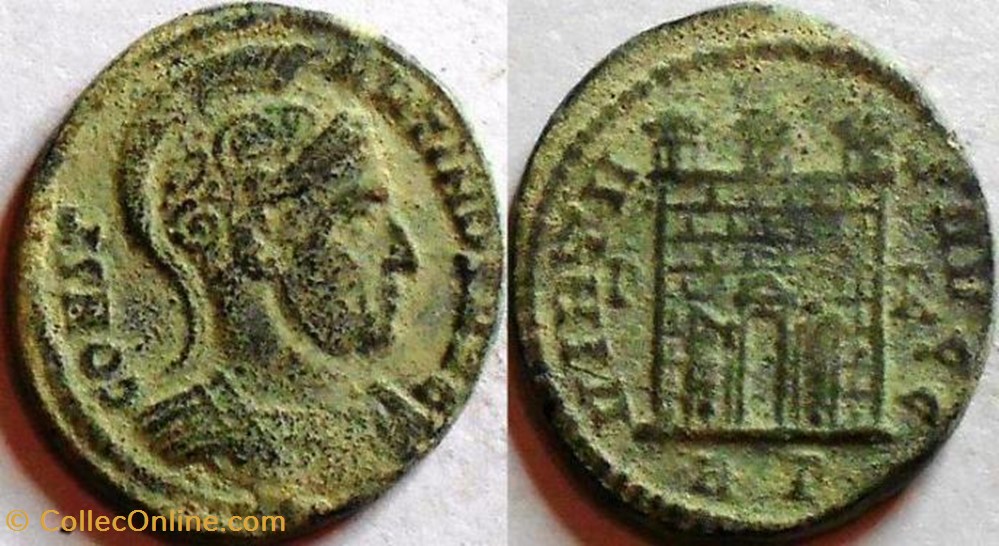 Ae3 Constantin Ier FAUX MODERNE coin ancient b to roman republicain imperial ae3 constantin ier faux moderne