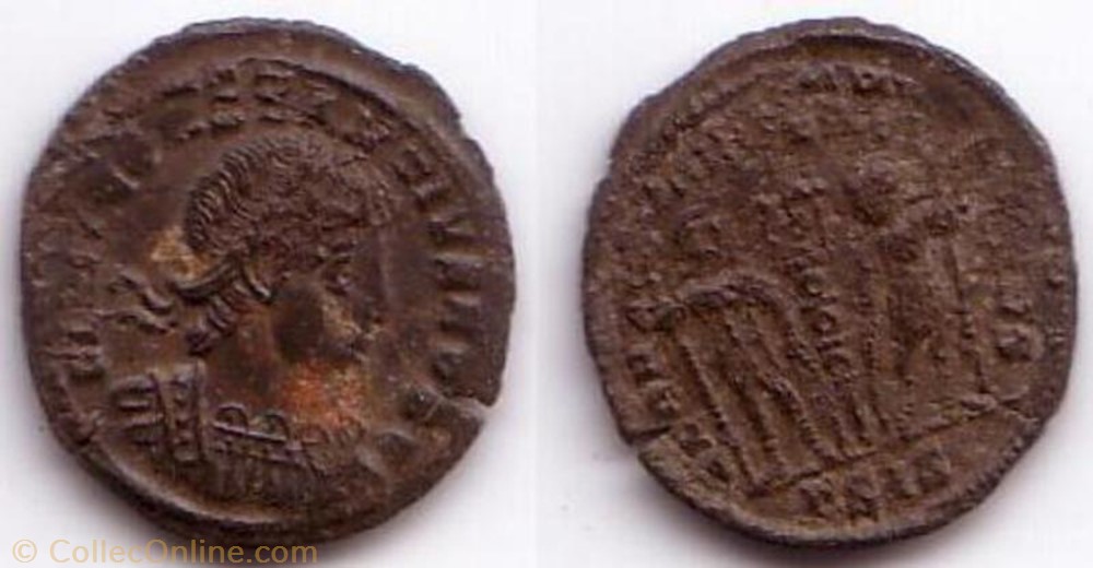 Ae3 Constance II monnaie antique av jc ap romaine ae3 constance ii