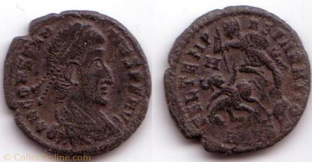 Ae3 Constance II monnaie antique av jc ap romaine ae3 constance ii