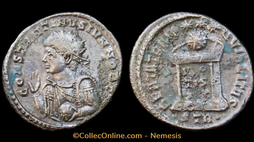 CONSTANTIN II Ae3 monnaies antiquite av jc ap romaines republicaines imperiales constantin ii ae3