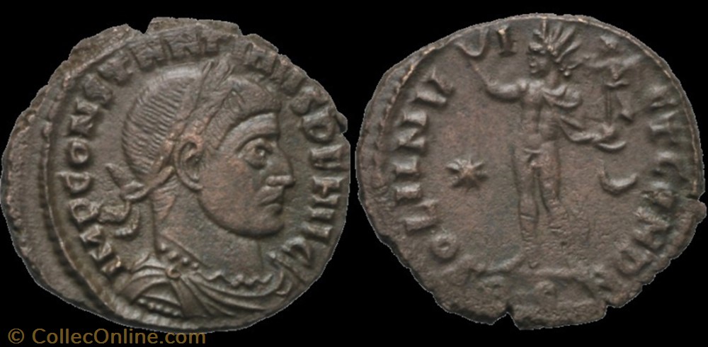 Follis réduit Constantin Ier monnaie antique av jc ap romaine follis reduit constantin ier