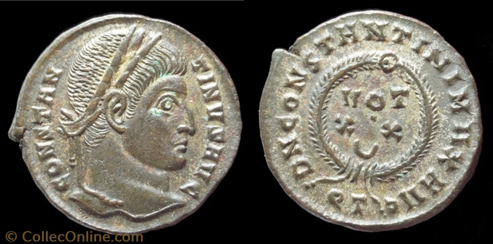 Ae3 Constantin Ier coin ancient b to roman ae3 constantin ier