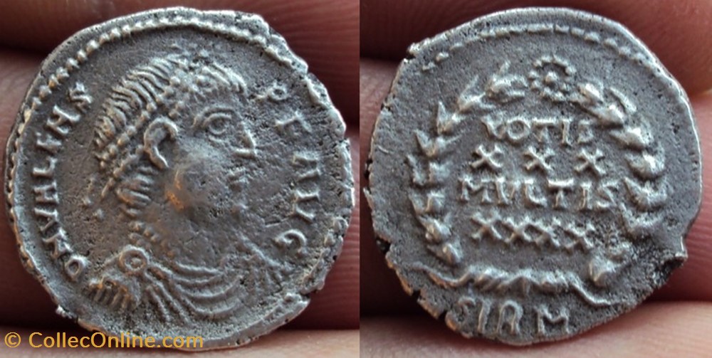 silique Valens faux moderne coin ancient b c to roman republicain imperial silique valens faux moderne