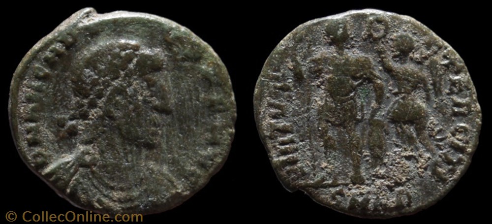 Ae3 Arcadius monnaie antique av jc ap romaine ae3 arcadius