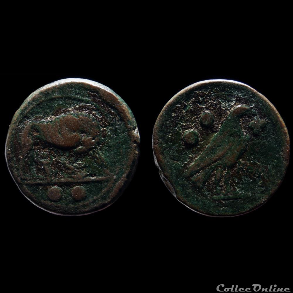 monnaie antique av jc ap romaine republicaine imperiale anonyme sextans