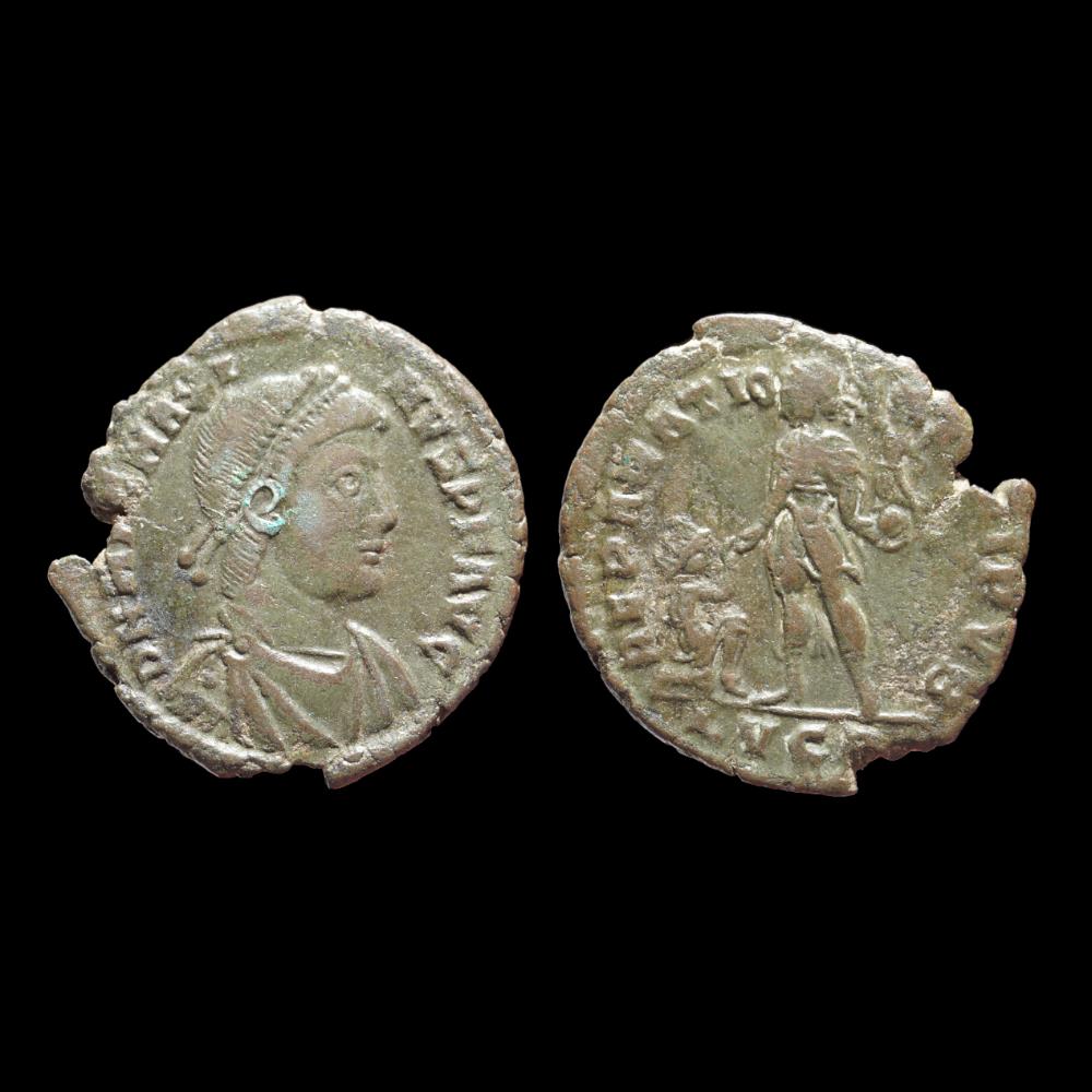 monnaie antique romaine magnus maxime ae2