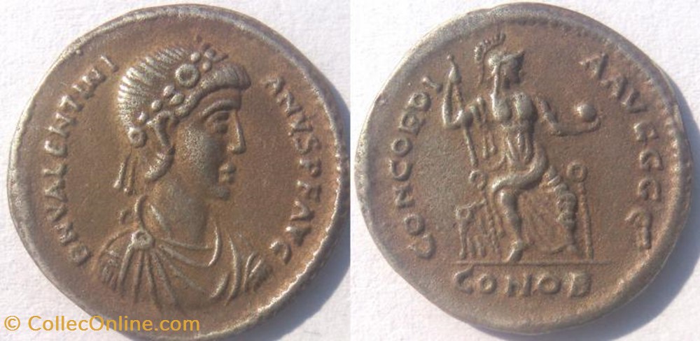 « Silique » Valentinien II Faux moderne coin ancient b c to roman republicain imperial silique valentinien ii faux moderne